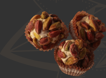 Nougat Cup with Whole Pistachios