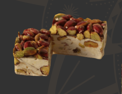 Almond and Pistachio Min wa Salwa (Premium Mixed Nut Nougat)