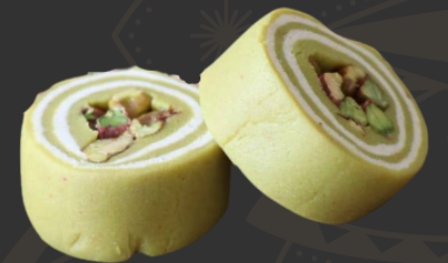 Two-Tone Mabrouma with Pistachio