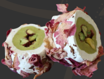 Rosebud Mabrouma with Pistachio (Ward Jouri Mabrouma)