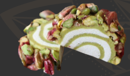 Two-Tone Crescent Araisieh (Two-Tone Crescent Pastry)
